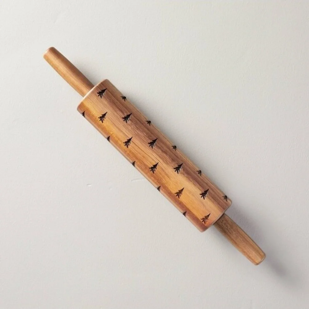 Hearth & Hand with Magnolia Christmas Tree Rolling Pin NEW 🌲🌲🌲🌲